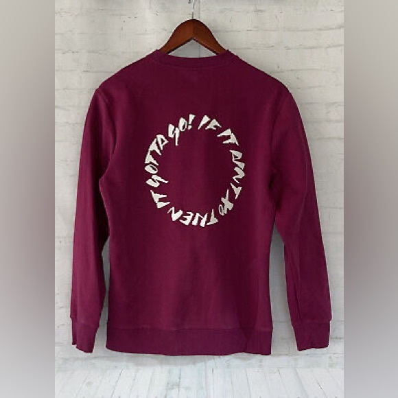 The Weeknd x H&M If It Ain’t XO Then It Gotta Go Crewneck Sweatshirt- Fuchsia- S - Picture 2 of 3